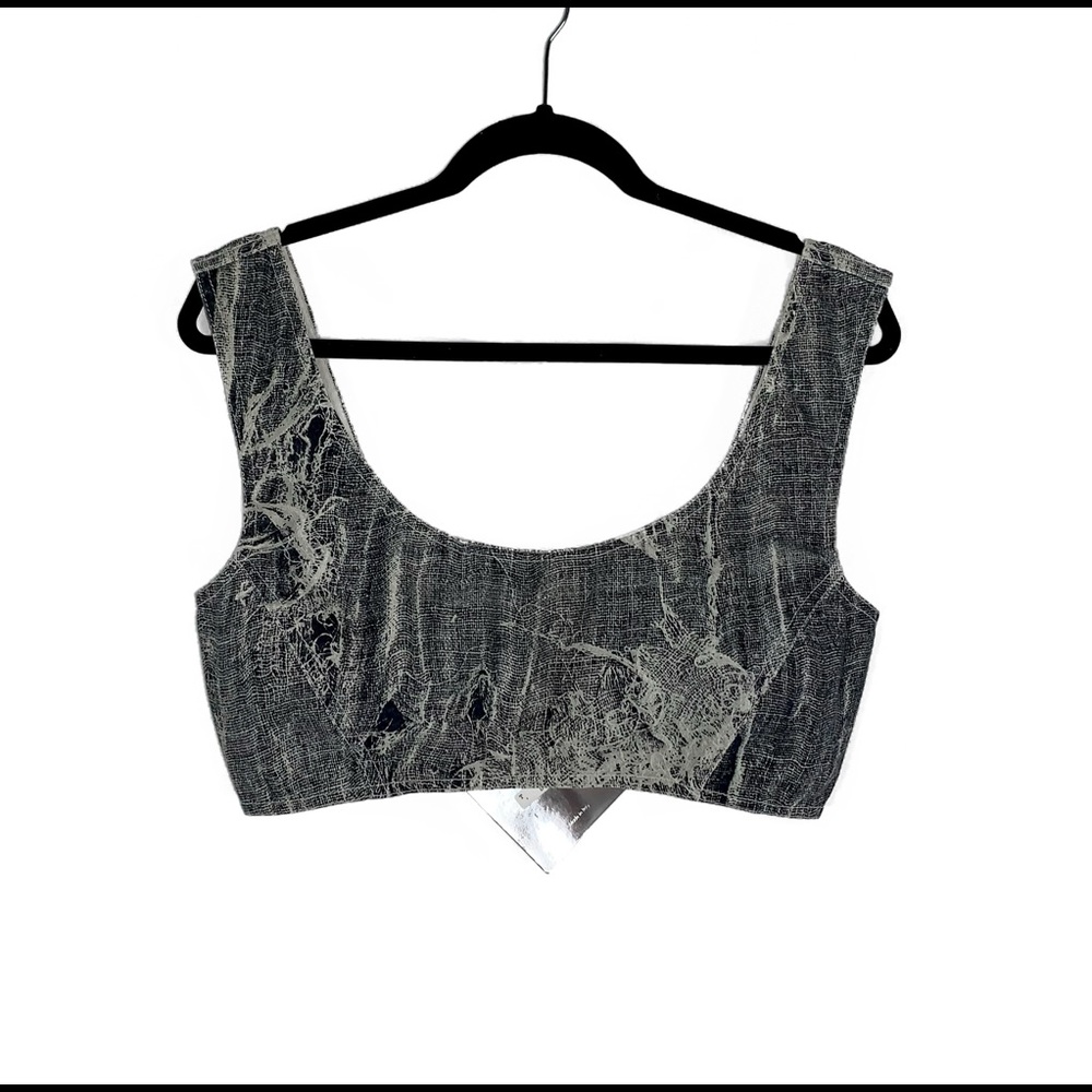 Super Rare Roberto Cavalli Art Collection Crop Top